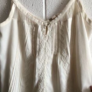 Vintage white tank top blouse